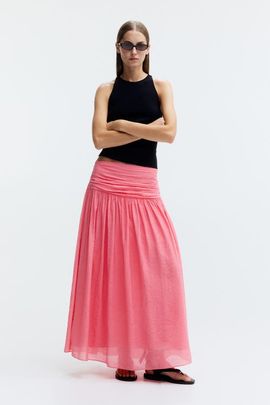 H&M H&M Gathered Crêpe Skirt