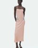 H&M H&M Lace-detail Satin Dress With Scarf - 3