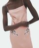 H&M H&M Lace-detail Satin Dress With Scarf - 5
