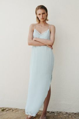 H&M H&M Lace-trimmed Strappy Dress
