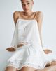 H&M H&M Lace-trimmed Tiered Skirt - 3