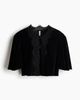 H&M H&M Lace-trimmed Velour Top - 2