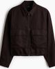 H&M H&M Linen-blend Overshirt With Zipper - 1