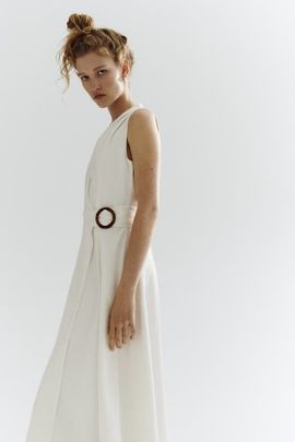 H&M H&M Linen-blend Wrap Dress