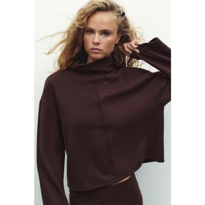 H&M H&M Loose-fit Mock Turtleneck Sweater