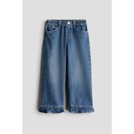 H&M H&M Loose-fit Ruffle-trimmed Jeans