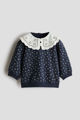 H&M H&M Loose-fit Sweatshirt With Collar