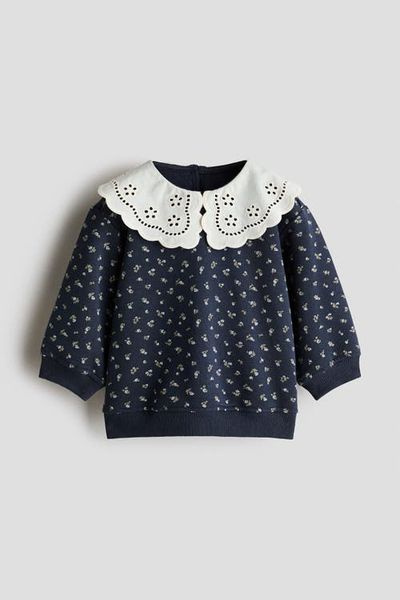 H&M H&M Loose-fit Sweatshirt With Collar