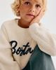H&M H&M Loose-fit Text-motif Sweater - 4