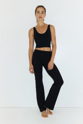 H&M H&M Low Waist Flared Sports Leggings With Softmove