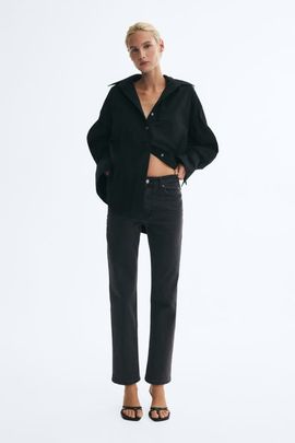 H&M H&M Mom Regular-waist Ankle Jeans