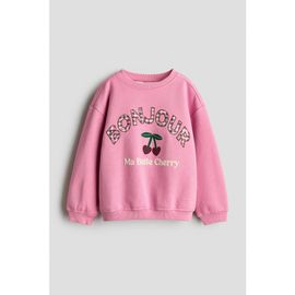 H&M H&M Motif-detail Brushed-inside Sweatshirt