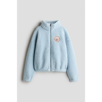 H&M H&M Motif-detail Teddy Fleece Jacket
