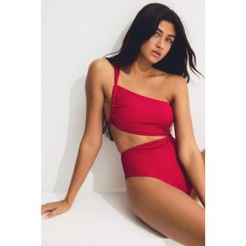 H&M H&M One-shoulder Cut-out Swimsuit