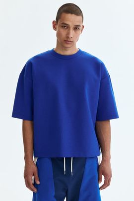 H&M H&M Oversized-fit Scuba Knit T-shirt