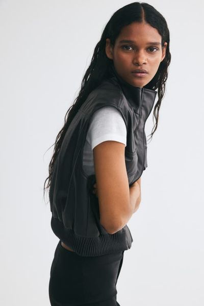 H&M H&M Oversized Coated Vest