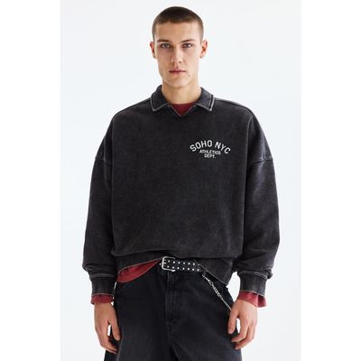 H&M H&M Oversized Fit Rugby Sweatshirt