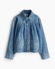 H&M H&M Oversized Pleated Denim Jacket - 2