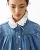 H&M H&M Oversized Pleated Denim Jacket - 3