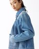 H&M H&M Oversized Pleated Denim Jacket - 5
