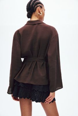 H&M H&M Oversized Tie-belt Blazer