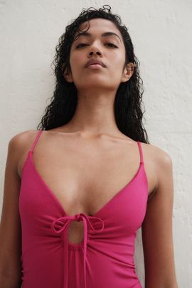 H&M H&M Padded-cup High-leg Swimsuit