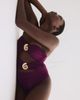H&M H&M Padded-cup High Leg Bandeau Swimsuit - 1