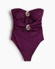 H&M H&M Padded-cup High Leg Bandeau Swimsuit - 2