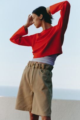 H&M H&M Paper Bag Bermuda Shorts