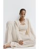 H&M H&M Pointelle-knit Viscose-blend Trousers - 1