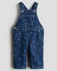 H&M H&M Printed Denim Overalls - 1