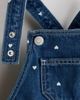 H&M H&M Printed Denim Overalls - 2
