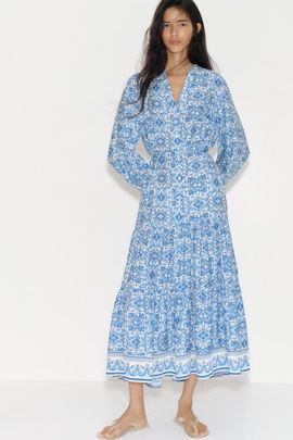 H&M H&M Printed Tiered Dress