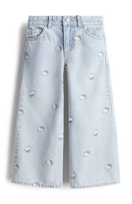 H&M H&M Printed Wide Leg Jeans