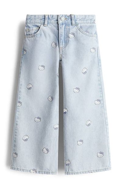 H&M H&M Printed Wide Leg Jeans