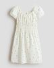 H&M H&M Puff-sleeved Cotton Dress - 3