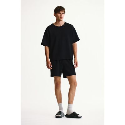 H&M H&M Regular-fit Waffled Sports Shorts With Drymove
