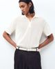 H&M H&M Regular Fit Hole-knit Polo Shirt - 1