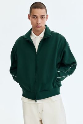 H&M H&M Relaxed-fit Scuba Knit Track Jacket