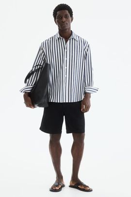 H&M H&M Relaxed Fit Linen-blend Shorts