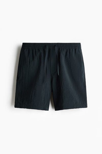 H&M H&M Relaxed Fit Textured Shorts