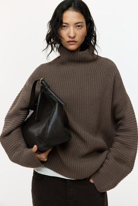 H&M H&M Rib-knit Wool-blend Jumper