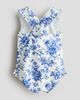H&M H&M Ruffle-trimmed Patterned Swimsuit - 3