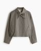 H&M H&M Scarf-collar Bubble-hem Jacket - 2