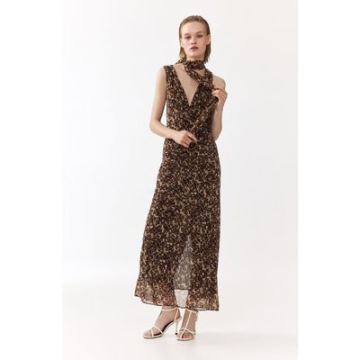 H&M H&M Scarf-detail Chiffon Dress