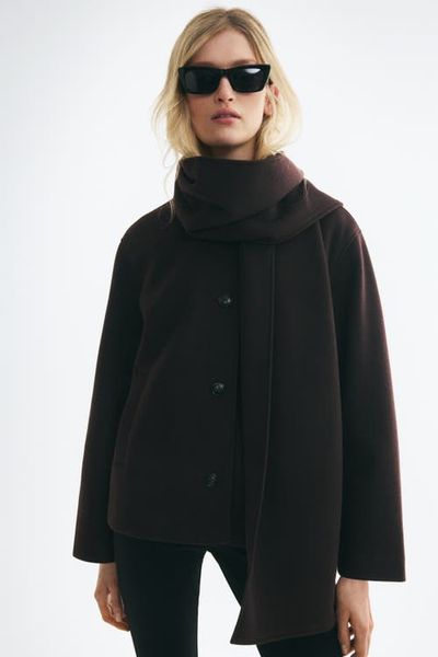 H&M H&M Scarf-Detail Jacket