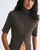 H&M H&M Short-sleeved Mock Turtleneck Cardigan - 4