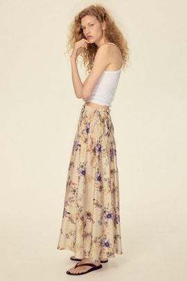 H&M H&M Smocked-waist Skirt