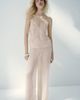H&M H&M Straight-leg Pants With Beaded Detail - 3