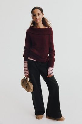 H&M H&M Super-wide-leg Low Jeans